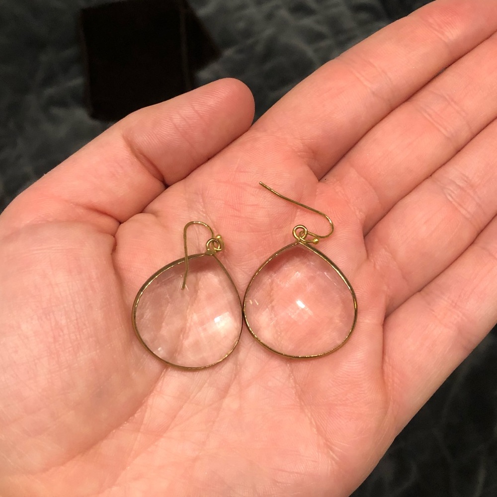Anthropologie Crystal Earrings